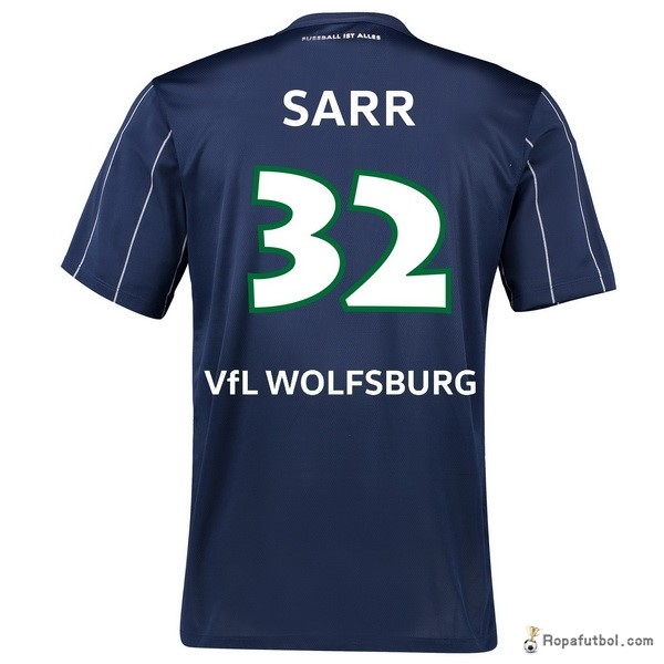 Camiseta VfL Wolfsburgo Replica Tercera Ropa Sarr 2016/17 Azul